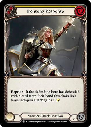 Ironsong Response (Yellow) [1HT016] (History Pack 1 Dorinthea Blitz Deck)