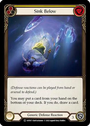 Sink Below (Yellow) [1HT017] (History Pack 1 Dorinthea Blitz Deck)