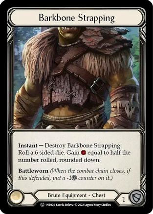 Barkbone Strapping [1HR004] (Historic Pack 1 Blitz Deck Rhinar)