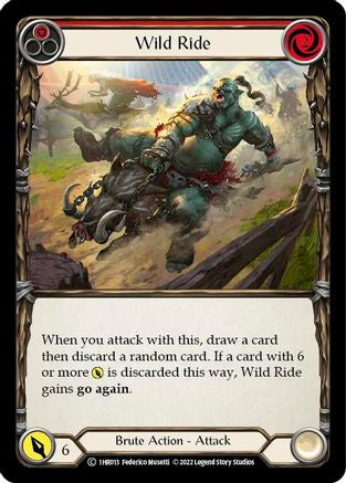 Wild Ride (Red) [1HR013] (Historic Pack 1 Blitz Deck Rhinar)