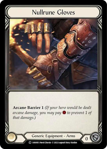 Nullrune Gloves [1HV005] (Historic Pack 1 Blitz Deck Viserai)