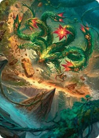 Mossborn Hydra Art Card (42/54) [Foundations Art Series]