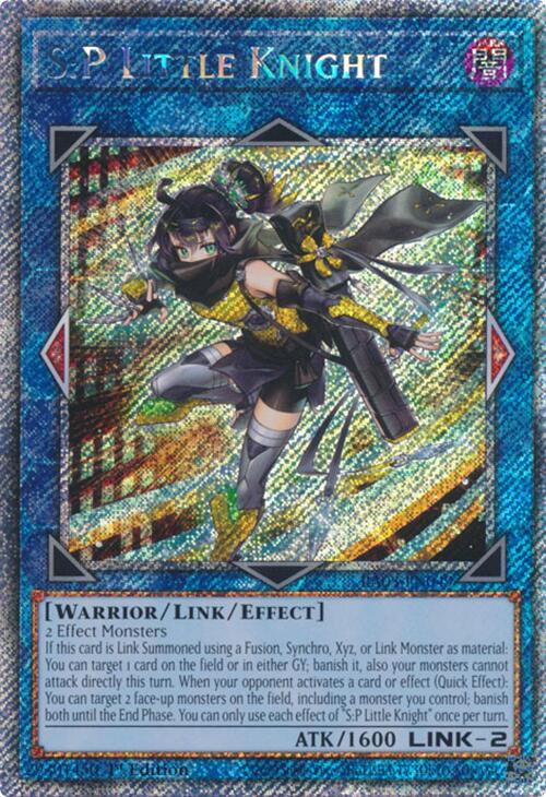 platinum secret rare yugioh cards S:P Little Knight (Platinum Secret Rare) [RA03-EN049] Platinum Secret