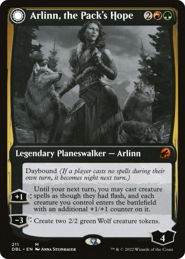 Arlinn, the Pack's Hope // Arlinn, the Moon's Fury [Innistrad: Double Feature]