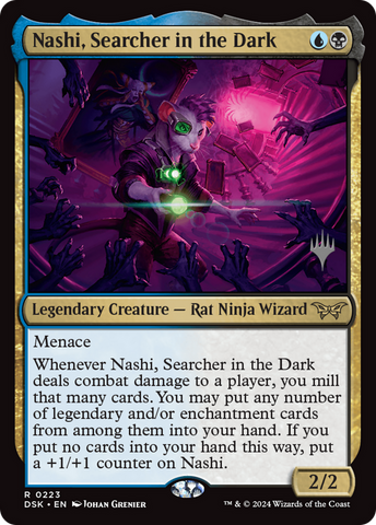 Nashi, Searcher in the Dark (Promo Pack) [Duskmourn: House of Horror Promos]