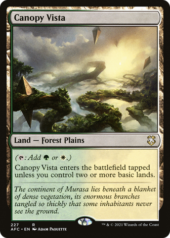 Canopy Vista [Dungeons & Dragons: Adventures in the Forgotten Realms Commander]