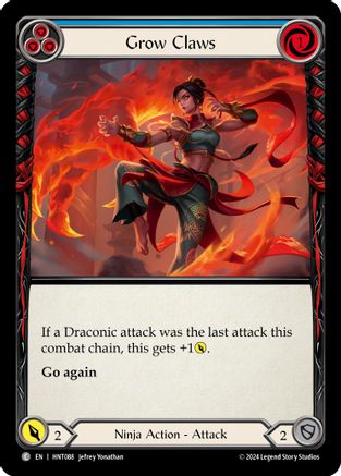 Grow Claws (Blue) [HNT088] (The Hunted)