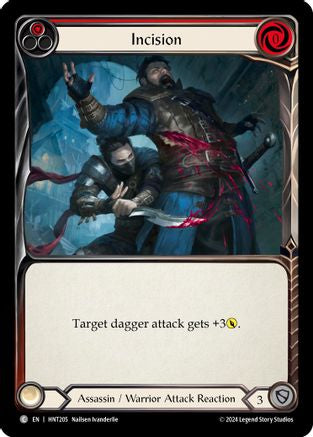 Incision (Red) [HNT205] (The Hunted)  Rainbow Foil