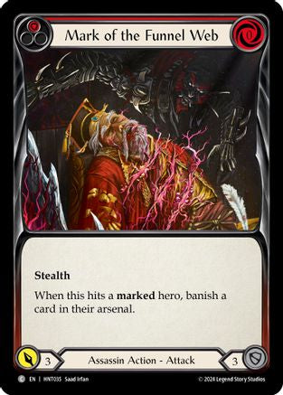 Mark of the Funnel Web (Red) [HNT035] (The Hunted)  Rainbow Foil
