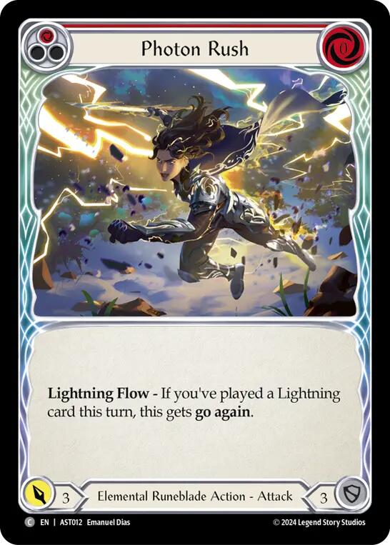 Photon Rush (Red) [AST012] (Armory Deck: Aurora)