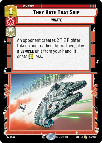 They Hate That Ship (155/262) (155/262) [Jump to Lightspeed]