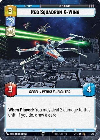Red Squadron X-Wing (313) (Hyperspace) (313) [Jump to Lightspeed]