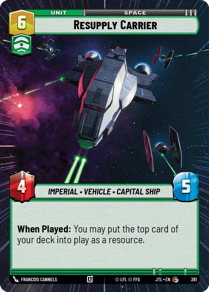 Resupply Carrier (381) (Hyperspace) (381) [Jump to Lightspeed]