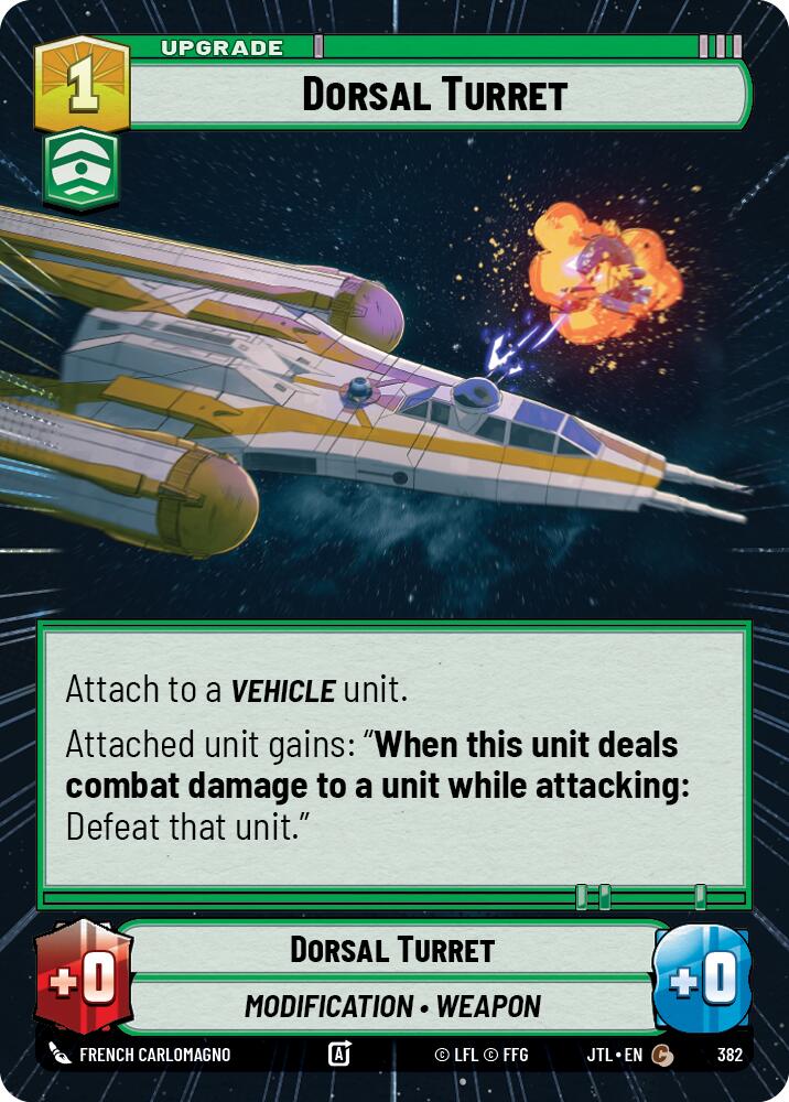 Dorsal Turret (382) (Hyperspace) (382) [Jump to Lightspeed]