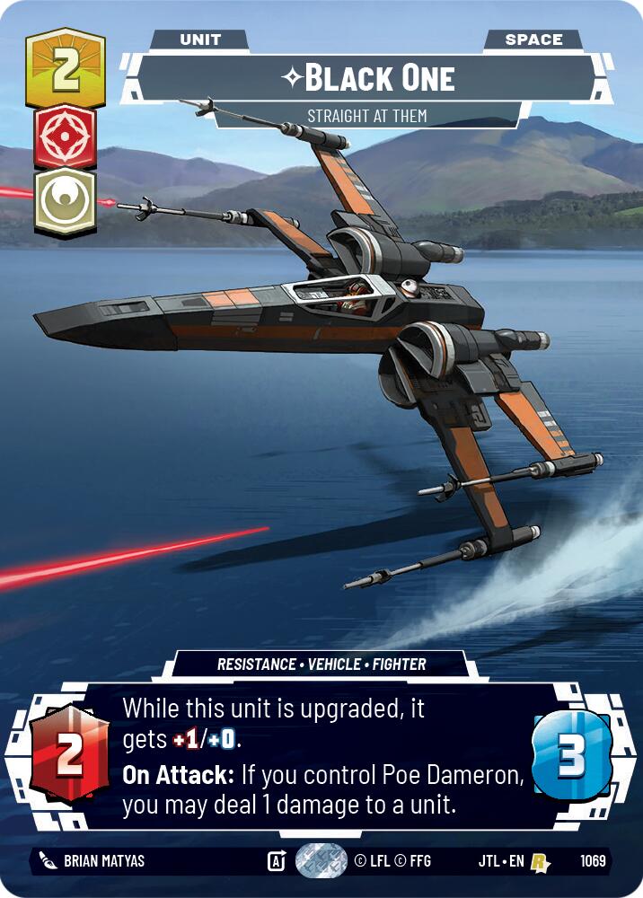Black One - Straight At Them (1069) (Prestige Foil) (1069) [Jump to Lightspeed]