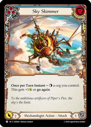Sky Skimmer (Blue) [SEA029] (High Seas)  Rainbow Foil