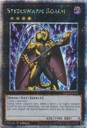 Steelswarm Roach [RA04-EN151] Quarter Century Secret Rare