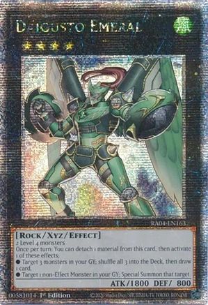 Daigusto Emeral [RA04-EN163] Quarter Century Secret Rare