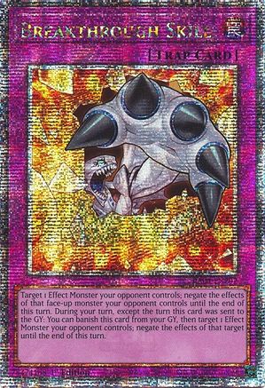 Breakthrough Skill [RA04-EN202] Quarter Century Secret Rare