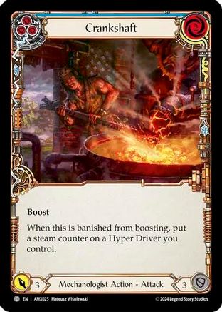 Crankshaft (Blue) [AMX025] (Armory Deck: Maxx Nitro)