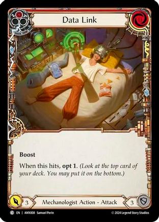 Data Link (Red) [AMX008] (Armory Deck: Maxx Nitro)