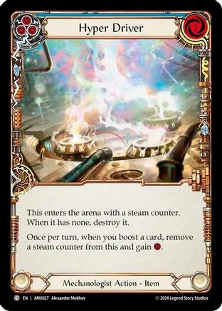 Hyper Driver (Blue) [AMX027] (Armory Deck: Maxx Nitro)