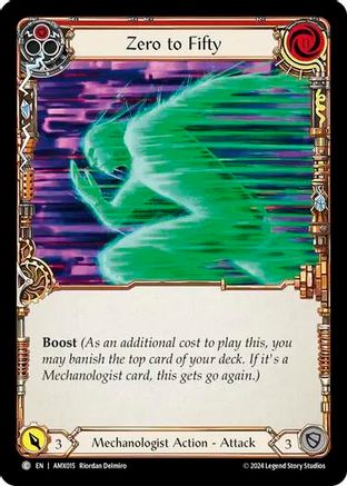 Zero to Fifty (Red) [AMX015] (Armory Deck: Maxx Nitro)