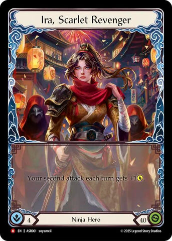 Ira, Scarlet Revenger (Rainbow Foil) [ASR001] (Armory Deck: Ira)  Rainbow Foil