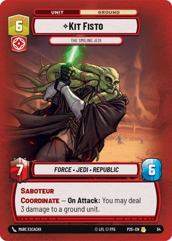 Kit Fisto (54) - The Smiling Jedi (54) [Store Showdown Promos]