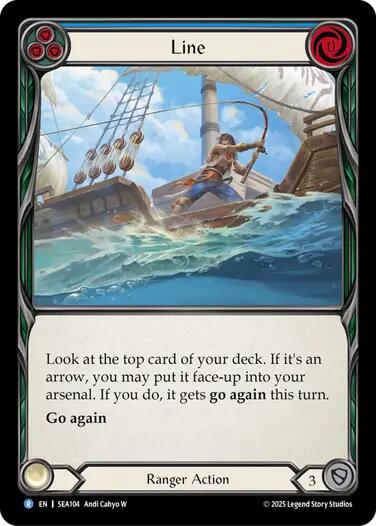 Line [SEA104] (High Seas)  Rainbow Foil