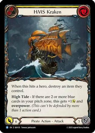 HMS Kraken [SEA135] (High Seas)  Rainbow Foil