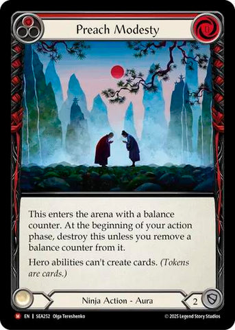 Preach Modesty [SEA252] (High Seas)  Rainbow Foil