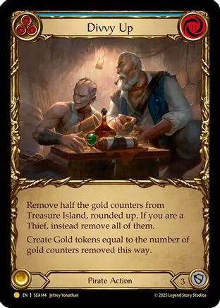 Divvy Up (Treasure) [SEA144] (High Seas)  Cold Foil