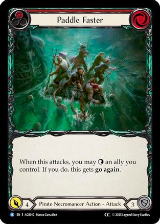 Paddle Faster (CC Tag) [AGB010] (Armory Deck: Gravy Bones)