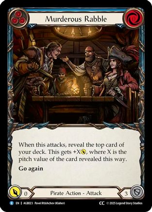 Murderous Rabble (CC Tag) [AGB023] (Armory Deck: Gravy Bones)