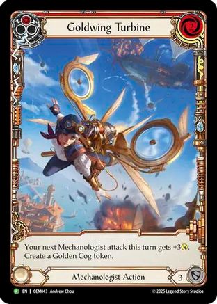 Goldwing Turbine (Red) (GEM043) - GEM Pack 2 Rainbow Foil