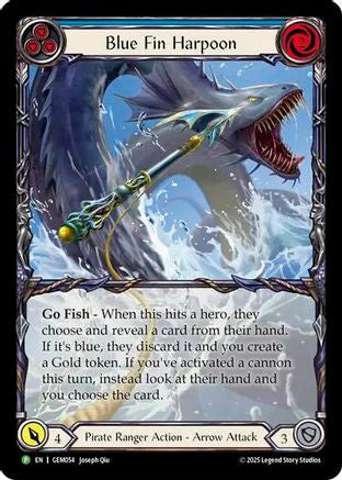 Blue Fin Harpoon (GEM054) - GEM Pack 2 Rainbow Foil