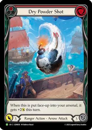 Dry Powder Shot (GEM059) - GEM Pack 2 Rainbow Foil