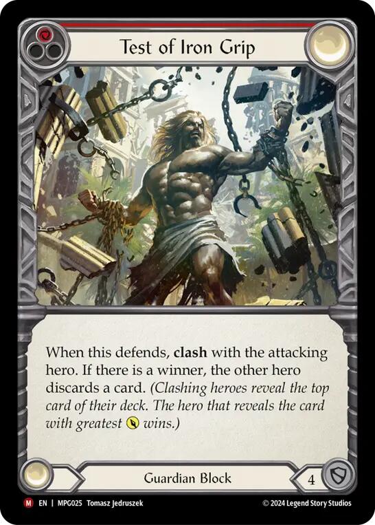 Test of Iron Grip [MPG025] (Mastery Pack Guardian)