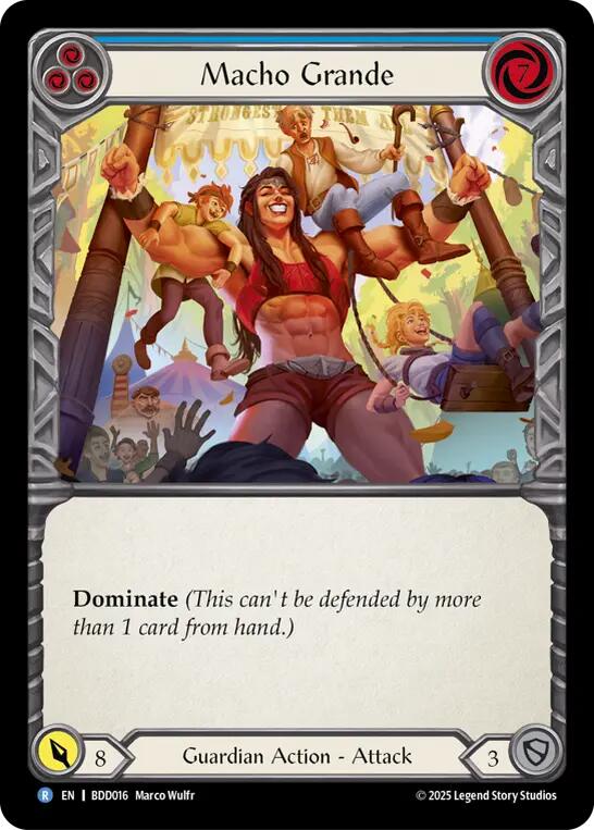 Macho Grande (Blue) [BDD016] (Bravo Demo Deck)