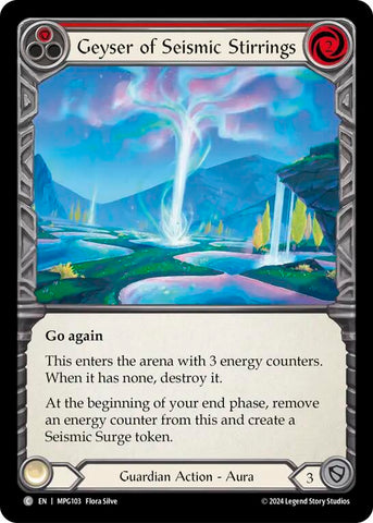 Geyser of Seismic Stirrings (Red) [MPG103] (Mastery Pack Guardian)