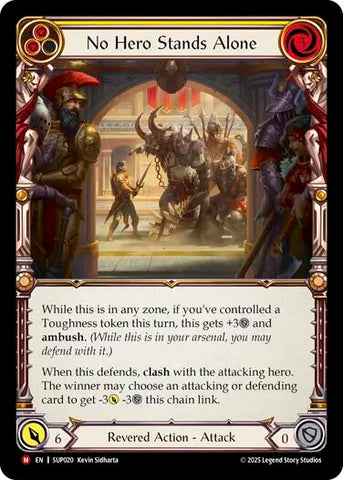 No Hero Stands Alone [SUP020] (Super Slam)  Rainbow Foil