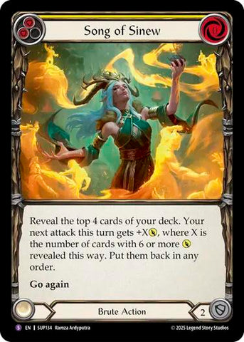 Song of Sinew [SUP134] (Super Slam)  Rainbow Foil