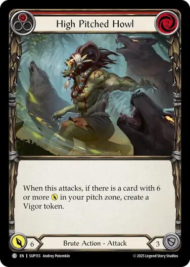 High Pitched Howl (Red) [SUP155] (Super Slam)