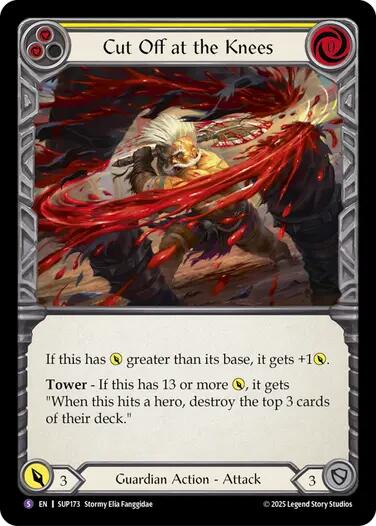 Cut Off at the Knees [SUP173] (Super Slam)  Rainbow Foil