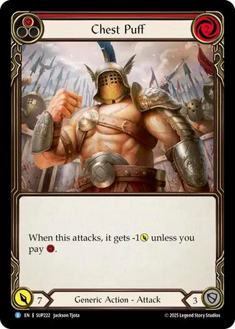 Chest Puff [SUP222] (Super Slam)  Rainbow Foil