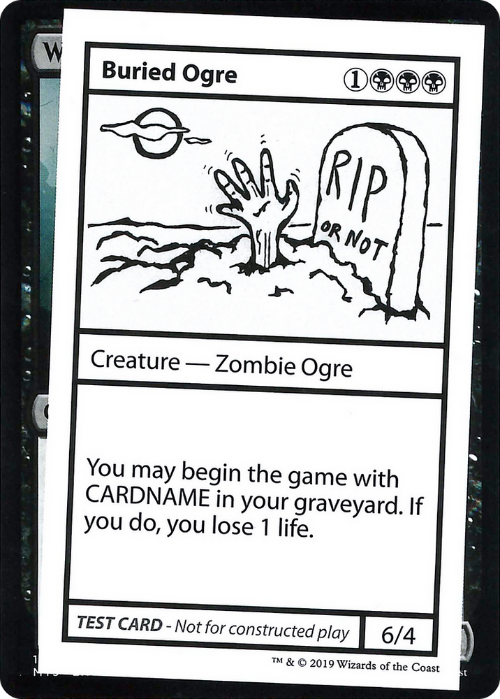 Buried Ogre (2021 Edition) [Mystery Booster Playtest Cards]