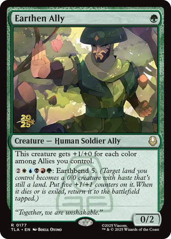 Earthen Ally [Avatar: The Last Airbender Prerelease Cards]