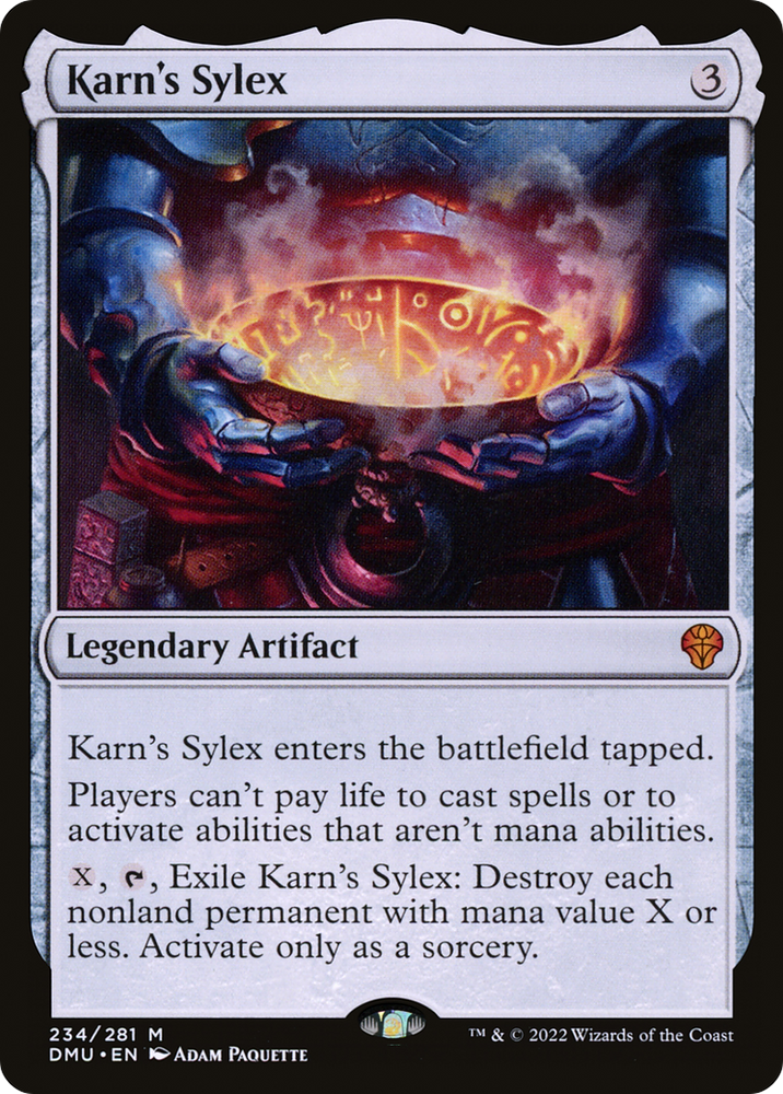 Karn's Sylex (DMU-234) - Dominaria United Foil