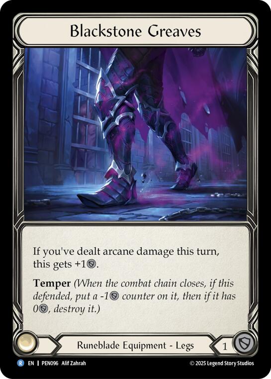 Blackstone Greaves [PEN096] (Compendium of Rathe)